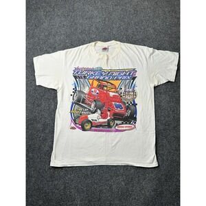 Mens Turkey Night Grand Prix Irwindale Speedway Race Tee 2005 Graphic, Size XL